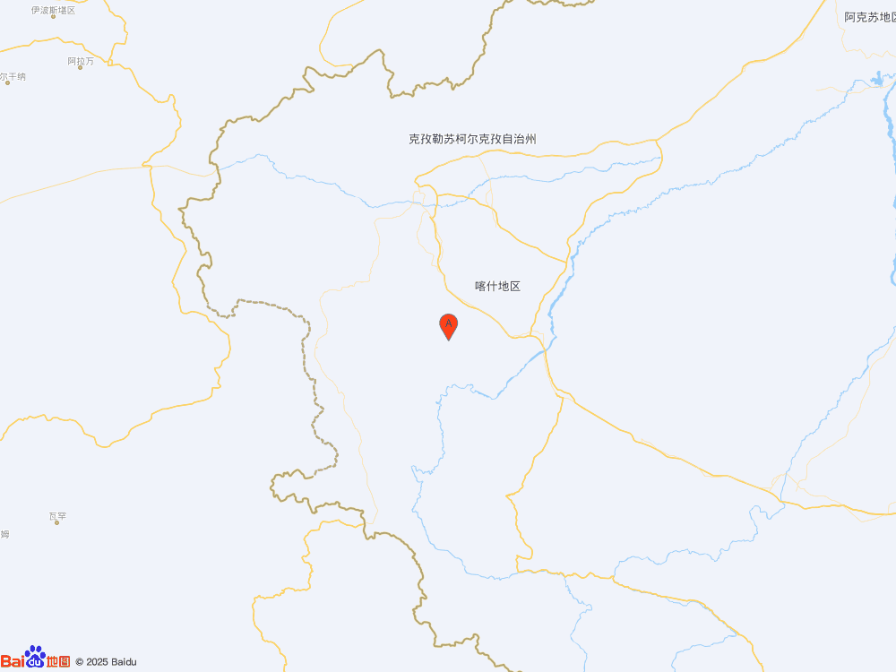 新疆克孜勒苏州阿克陶县发生3.4级地震