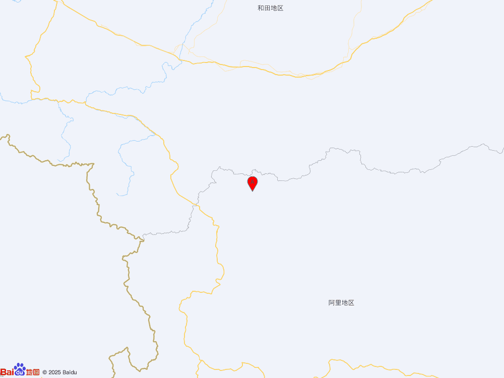 西藏阿里地区日土县发生3.7级地震