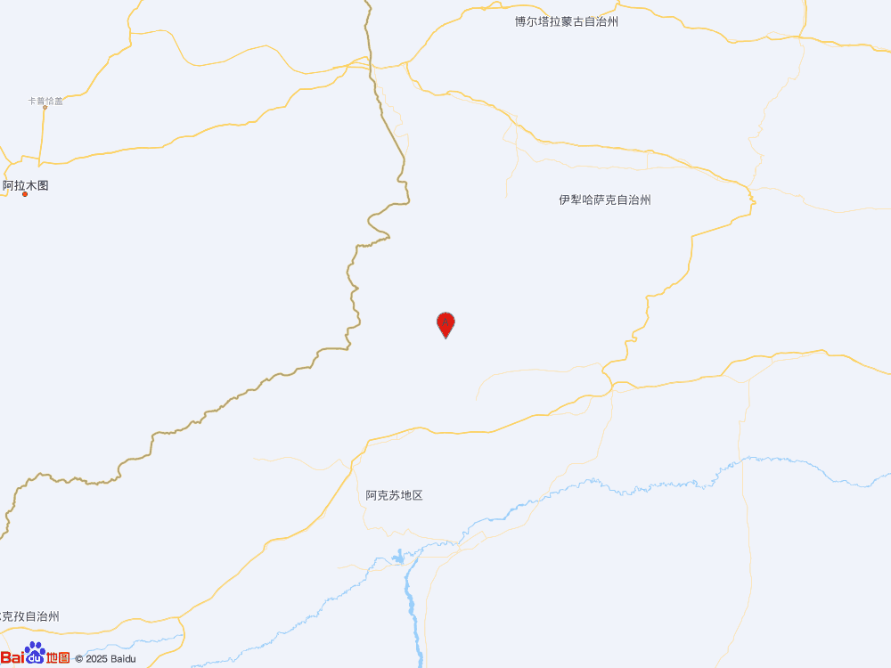 新疆阿克苏地区拜城县发生3.3级地震