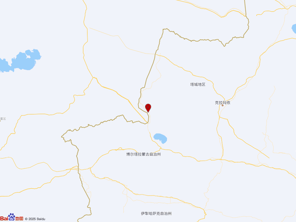 新疆塔城地区裕民县发生3.7级地震