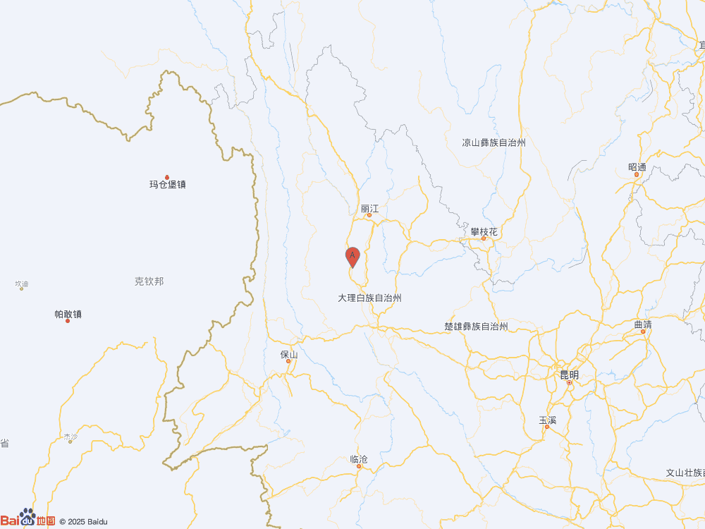 云南大理州洱源县发生3.0级地震